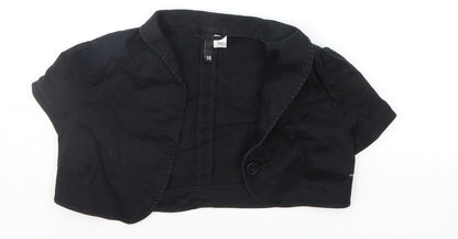 Divided Womens Black   Jacket Blazer Size 8