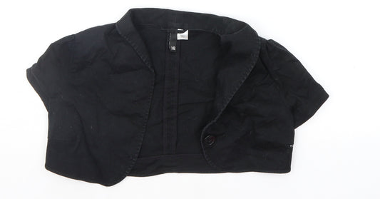 Divided Womens Black   Jacket Blazer Size 8