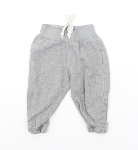 George Baby Grey   Jogger Trousers Size 9-12 Months