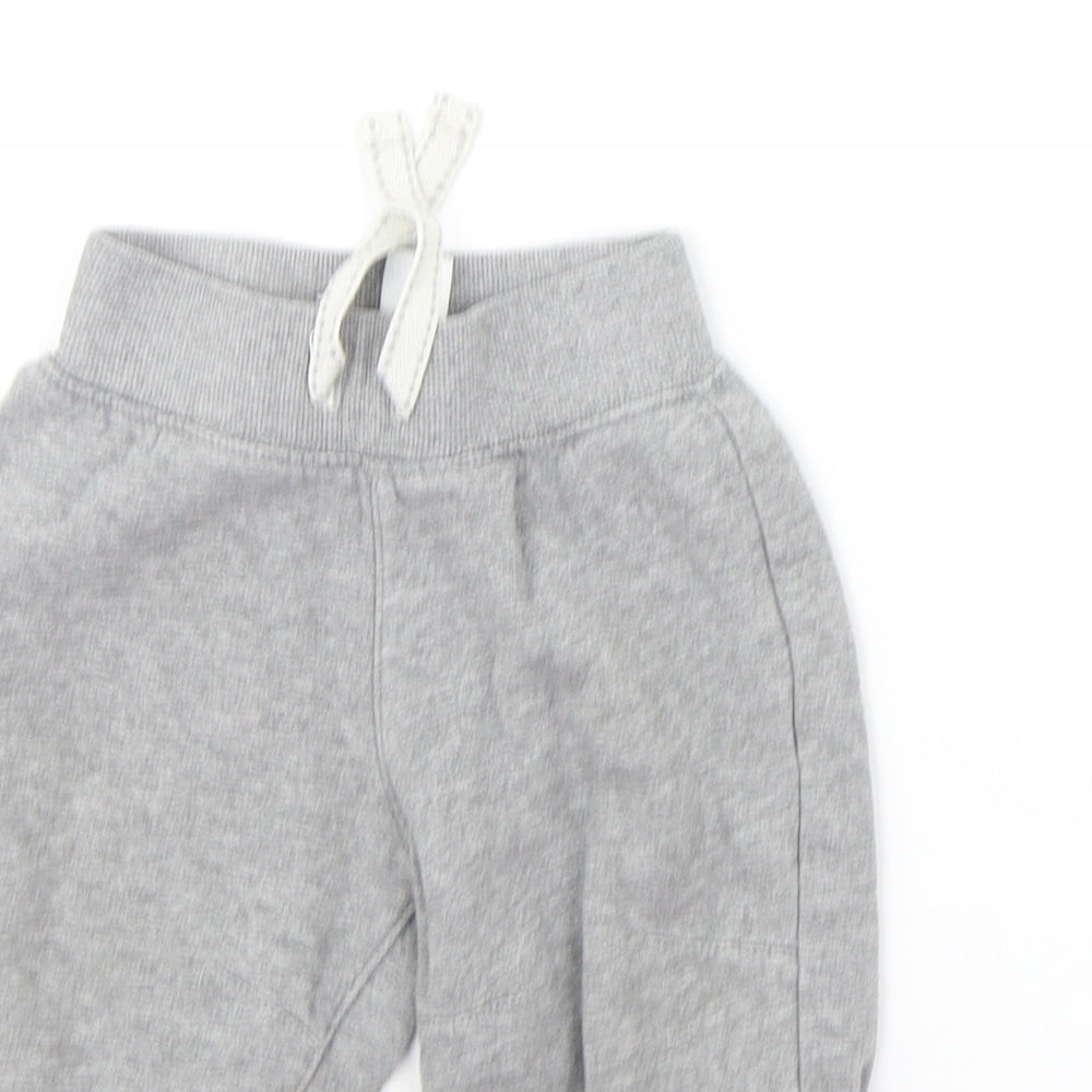 George Baby Grey   Jogger Trousers Size 9-12 Months