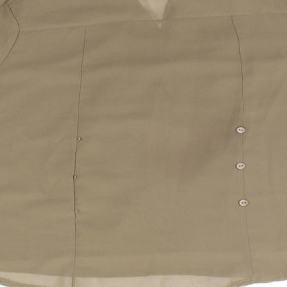 Preworn Womens Green   Basic Button-Up Size M