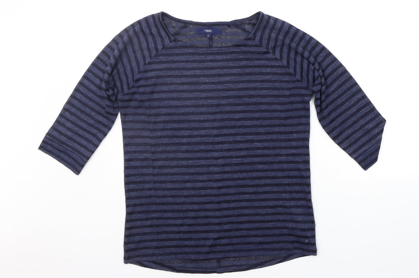 NEXT Womens Blue Striped  Pullover Jumper Size 10