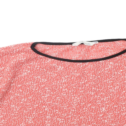 Peacocks Womens Red   Basic T-Shirt Size 10