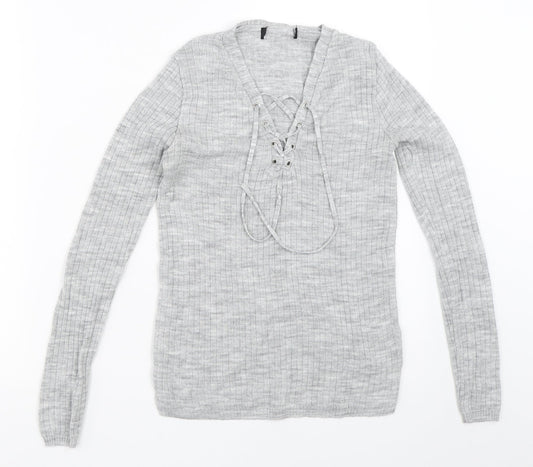 Atmosphere Womens Grey   Pullover Jumper Size 8