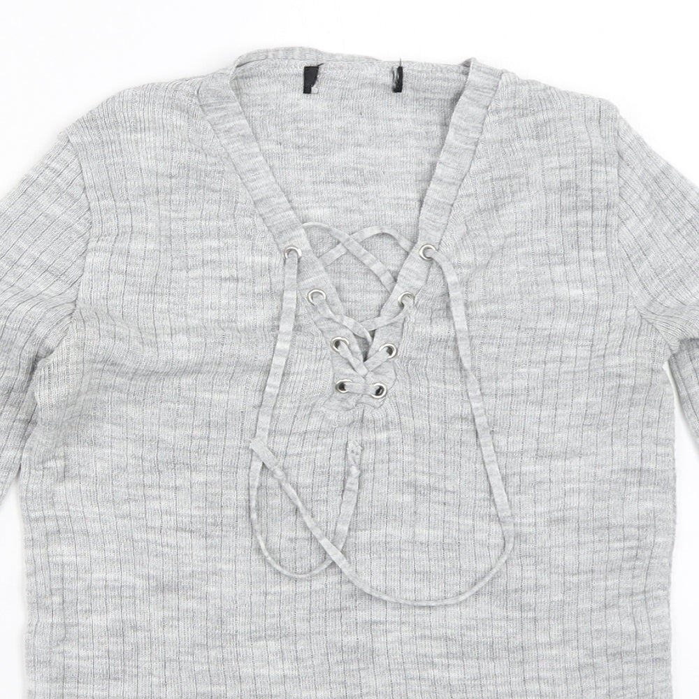 Atmosphere Womens Grey   Pullover Jumper Size 8
