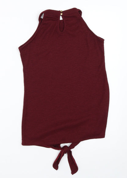 Hot Kiss Womens Red   Basic Tank Size S