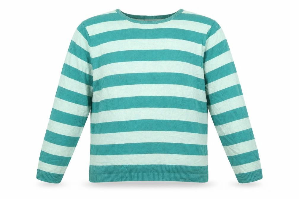 Atmosphere Womens Green Striped  Pullover Jumper Size 12