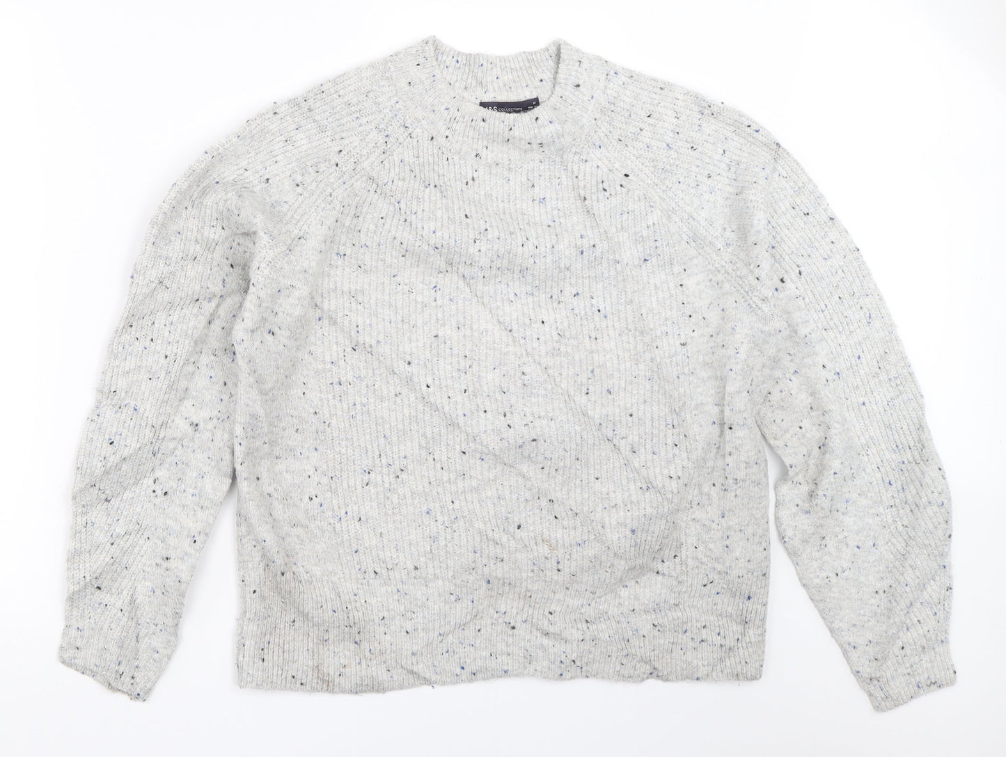 Marks and Spencer Womens Grey   Pullover Jumper Size M