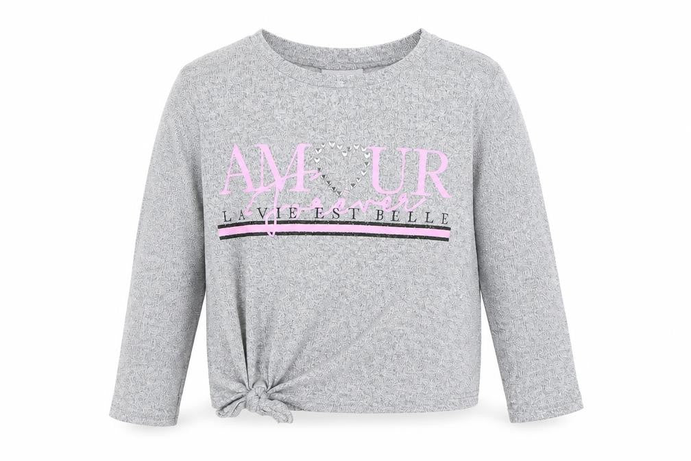 Matalan Girls Silver   Pullover Jumper Size 7 Years