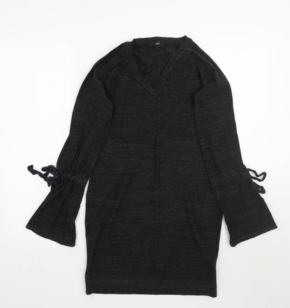 Next Womens Black   Jumper Dress  Size 6