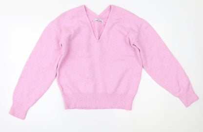 Next Womens Pink   Pullover Jumper Size S