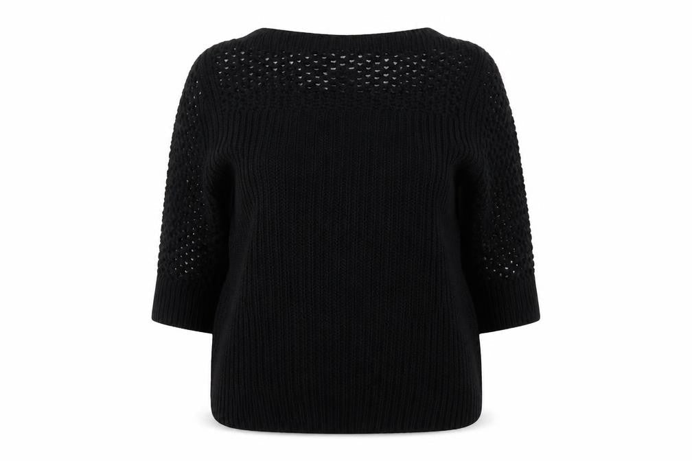Papaya Womens Black   Pullover Jumper Size 14