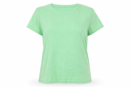 Elle Louise Womens Green   Basic T-Shirt Size L