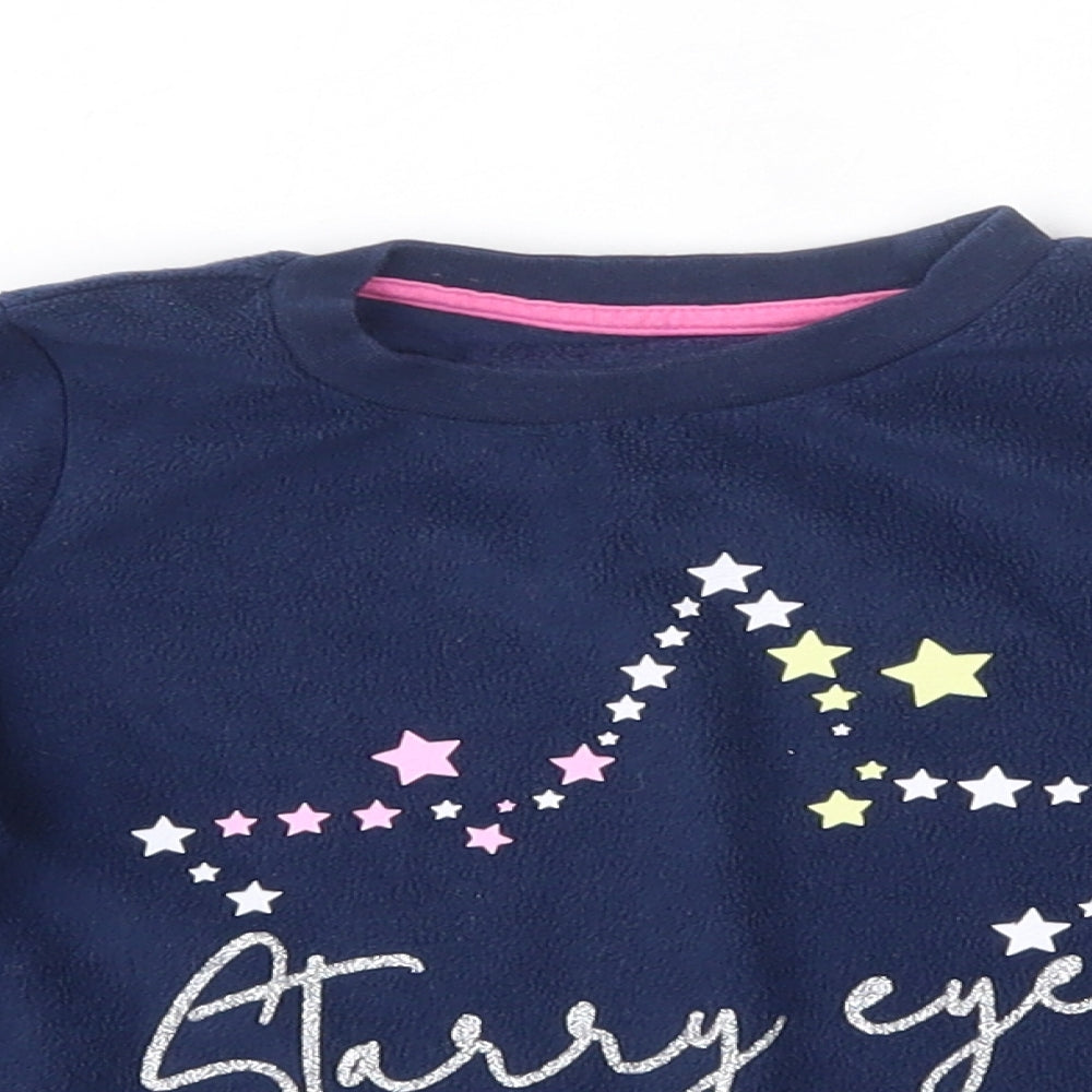 Matalan Girls Blue   Pullover Jumper Size 5 Years