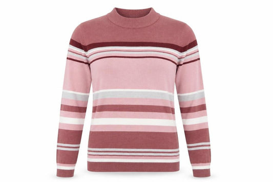 Marks and Spencer Womens Pink Striped  Basic Blouse Size 12