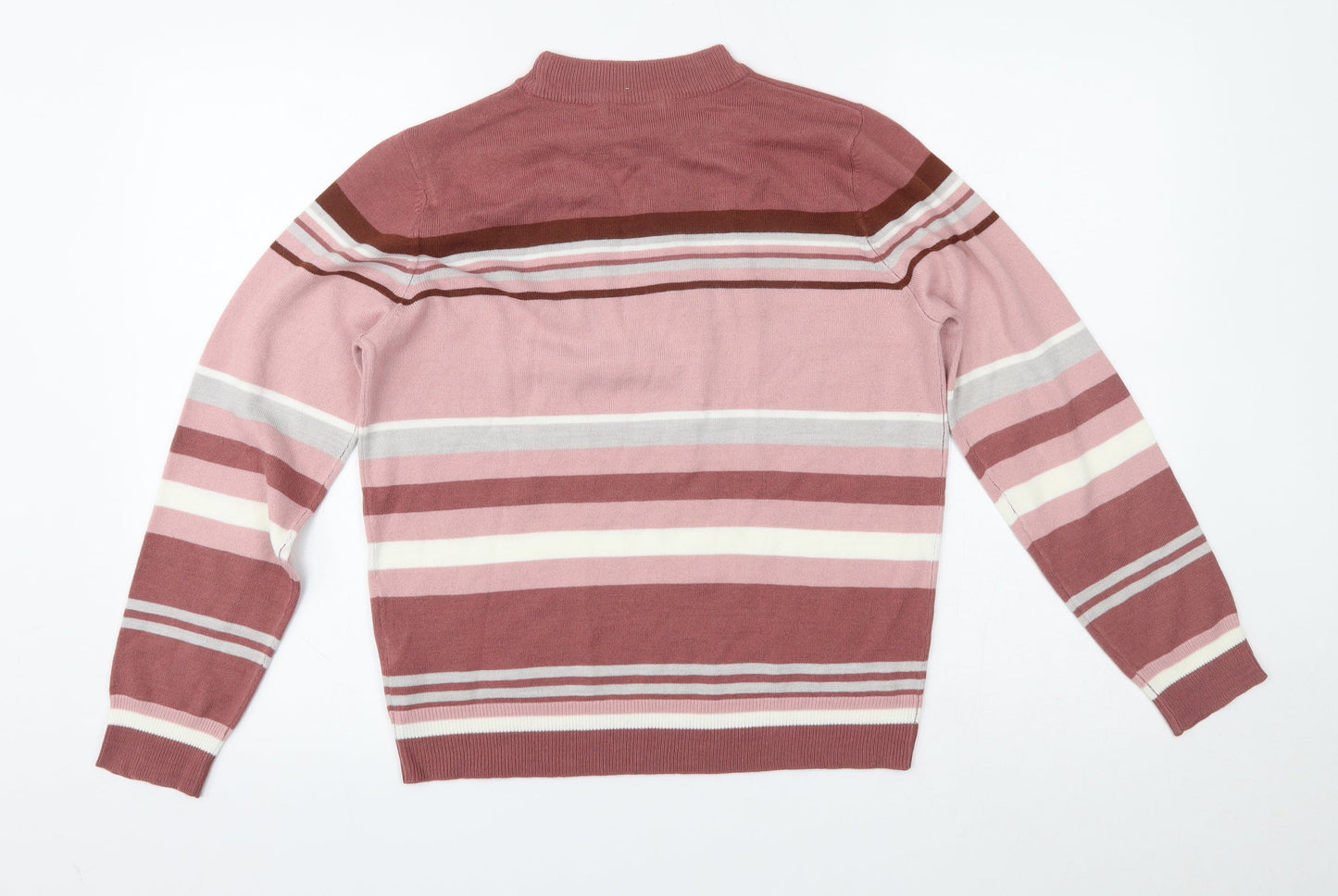 Marks and Spencer Womens Pink Striped  Basic Blouse Size 12
