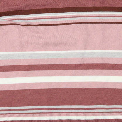 Marks & Spencer Womens Pink Striped  Basic Blouse Size 12