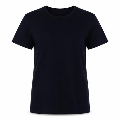 Preworn Womens Blue  Fleece Basic T-Shirt Size M