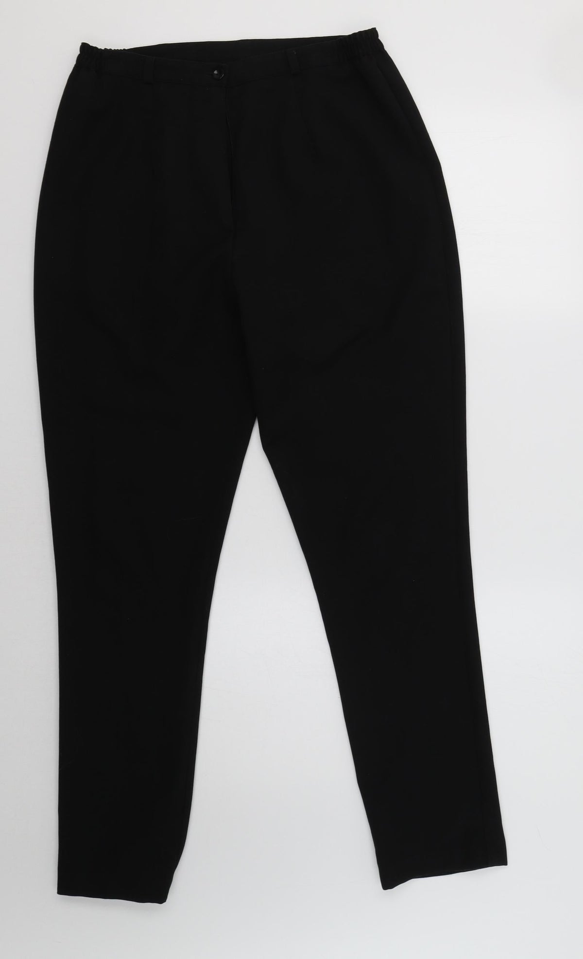 VINCI Womens Black   Dress Pants Trousers Size 12 L30 in