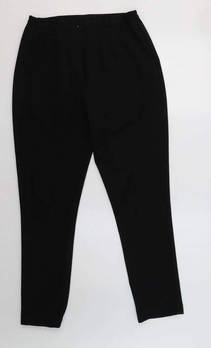 VINCI Womens Black   Dress Pants Trousers Size 12 L30 in