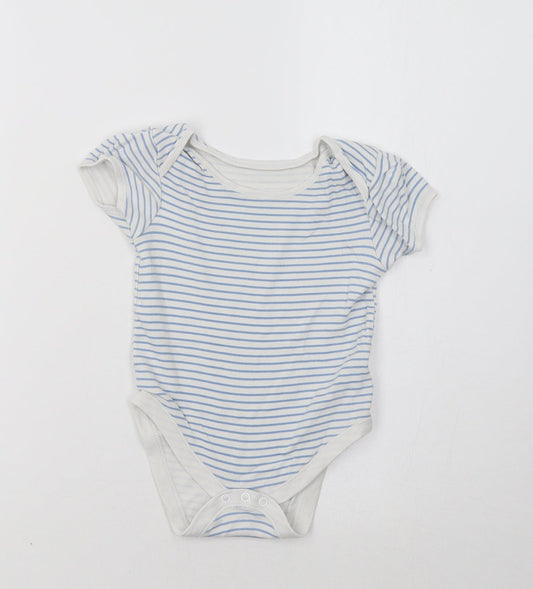 Primark Baby Blue Striped  Romper One-Piece Size 18-24 Months