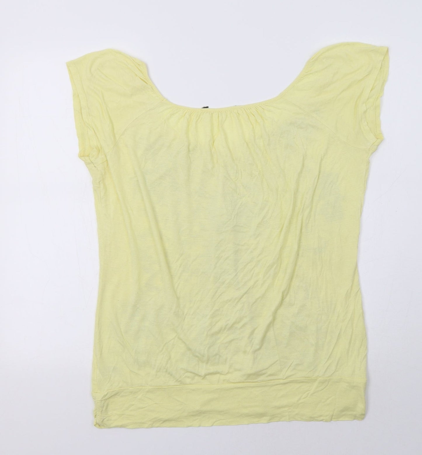 New Look Womens Yellow   Basic Blouse Size 12