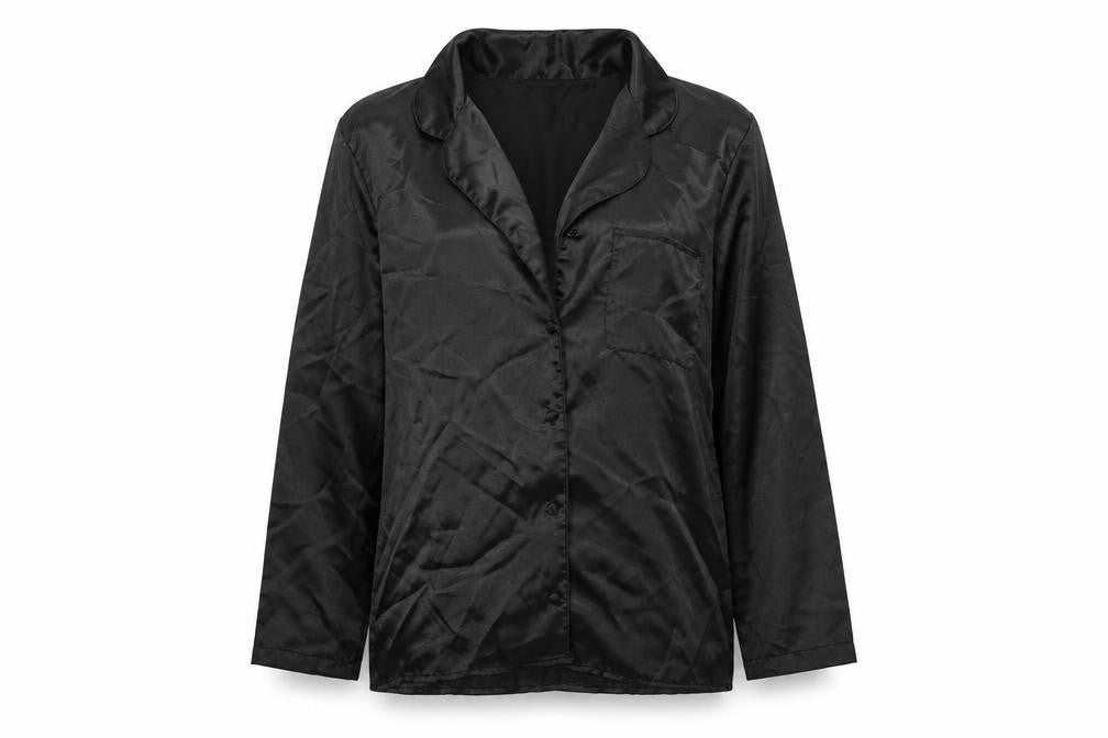 Camille Womens Black   Basic Button-Up Size 12