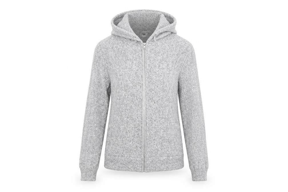 H&M Womens Grey   Full Zip Hoodie Size L