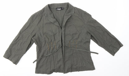 First Avenue Womens Grey   Jacket  Size 14