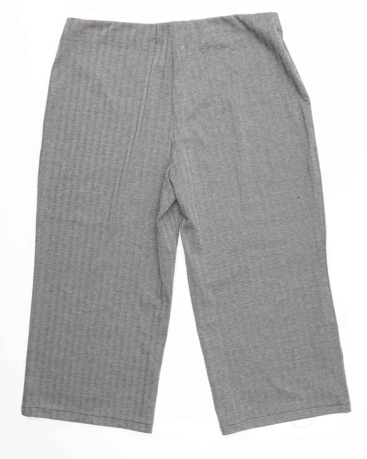 M&S Womens Grey   Dress Pants Trousers Size 20 L22 in