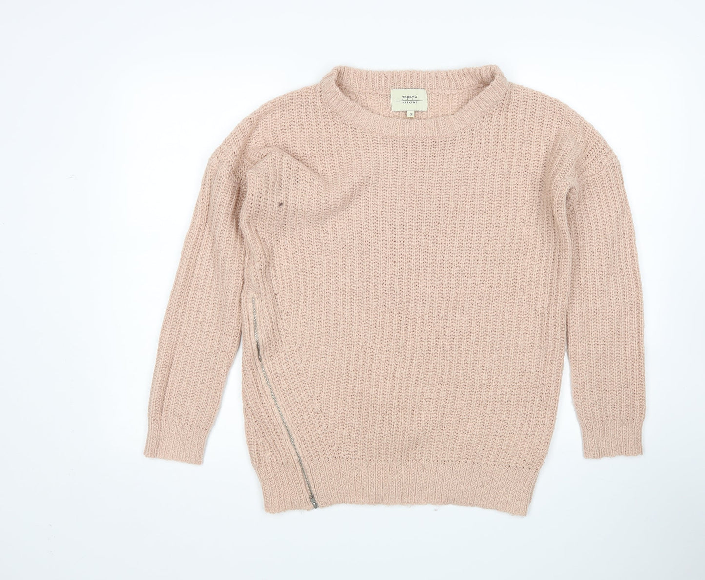 Papaya Womens Pink   Pullover Jumper Size S