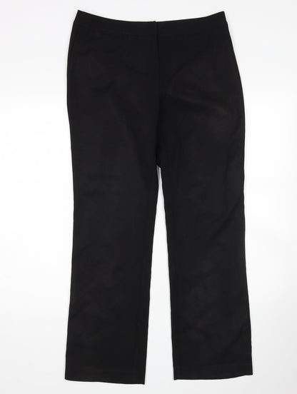 Papaya Womens Black   Rain Trousers Trousers Size 10 L29 in