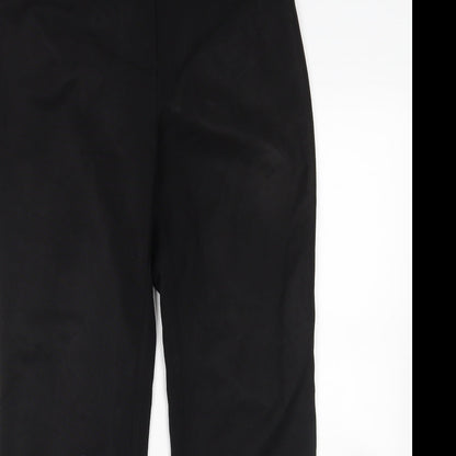 Papaya Womens Black   Rain Trousers Trousers Size 10 L29 in