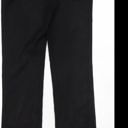 Papaya Womens Black   Rain Trousers Trousers Size 10 L29 in