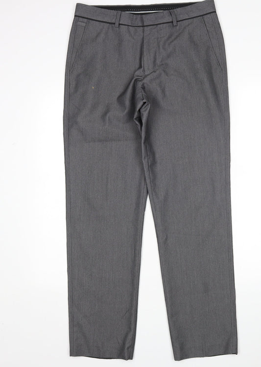 urton  Mens Grey   Trousers  Size 32 L30 in