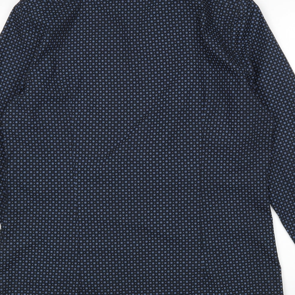 H&M Mens Multicoloured Polka Dot   Button-Up Size M