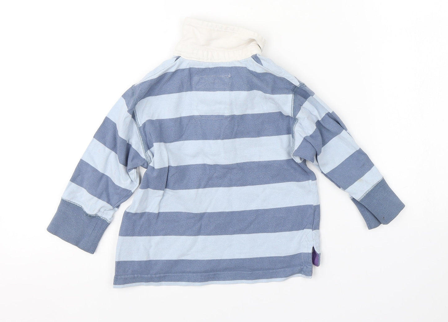 NEXT Baby Blue Striped  Basic Polo Size 12-18 Months