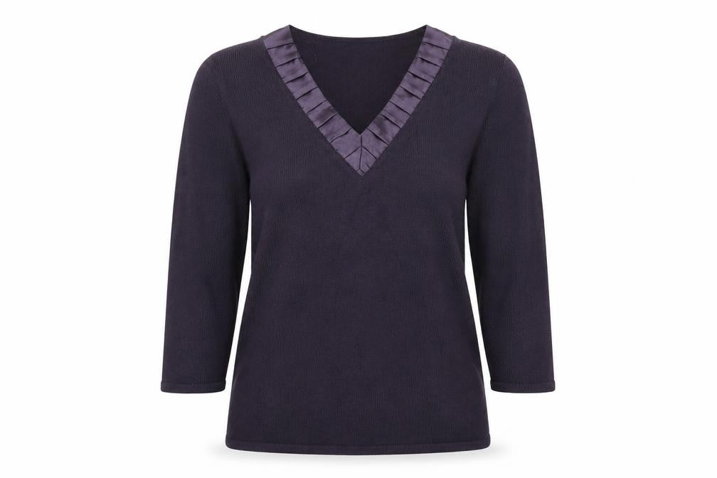 Klass Womens Purple   Pullover Jumper Size S