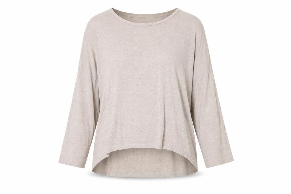 Preworn Womens Beige   Basic T-Shirt Size 2