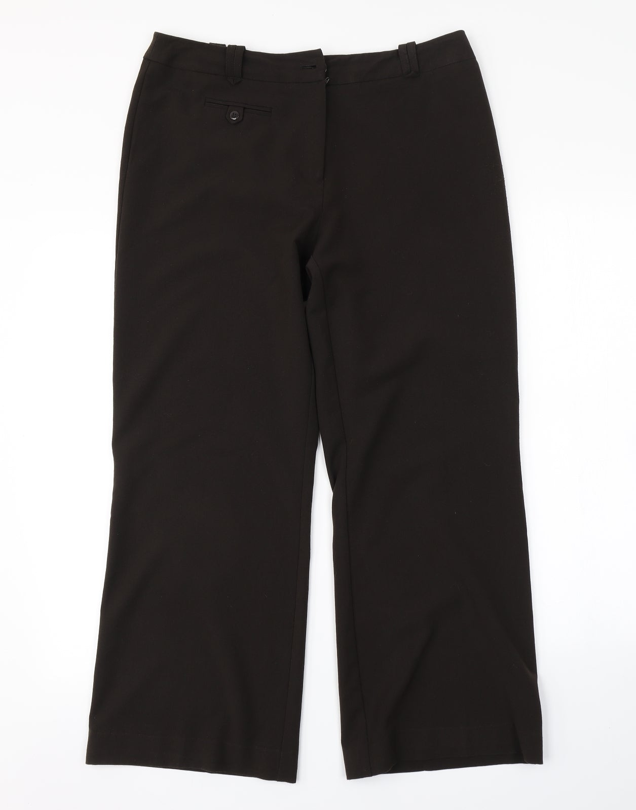 Debenhams Womens Brown   Trousers  Size 12 L26 in