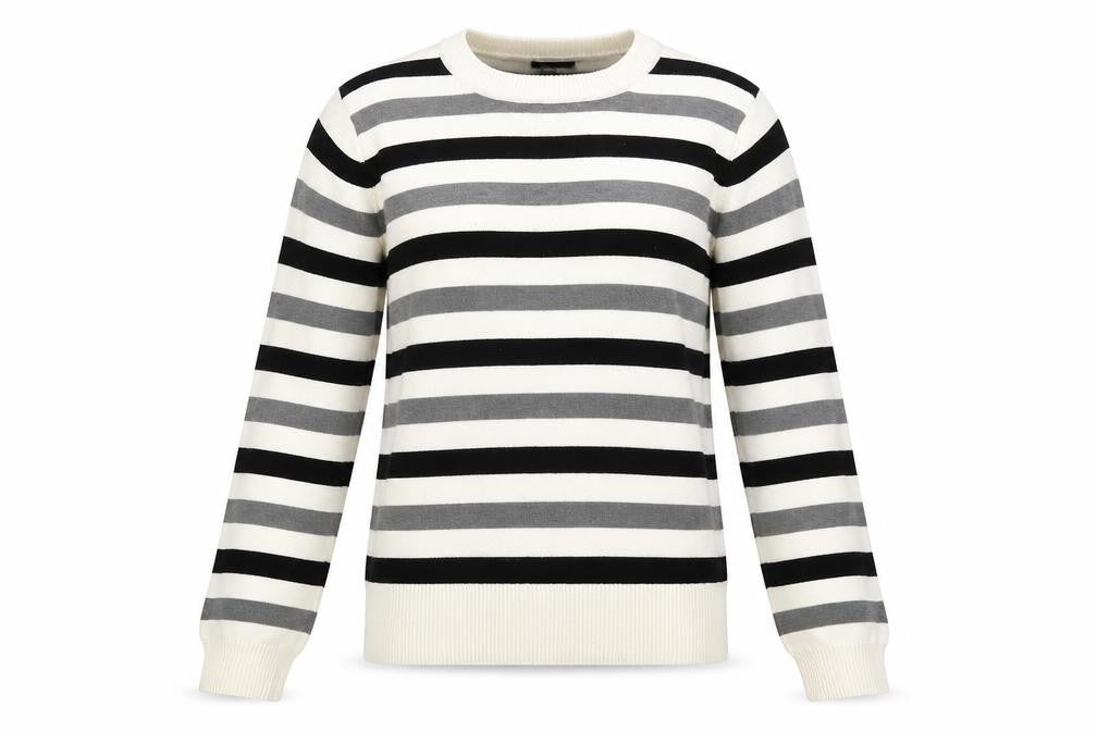 ARMANDO UOMO Womens Multicoloured Striped  Pullover Sweatshirt Size XL