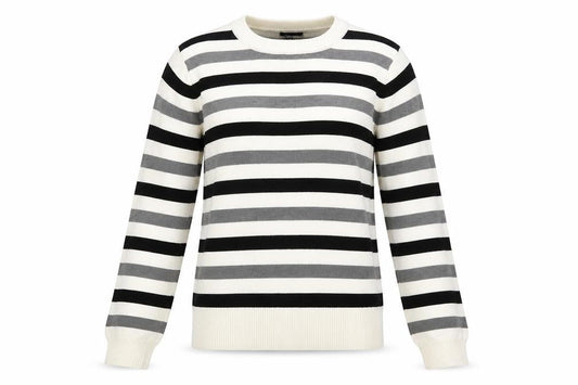 ARMANDO UOMO Womens Multicoloured Striped  Pullover Sweatshirt Size XL