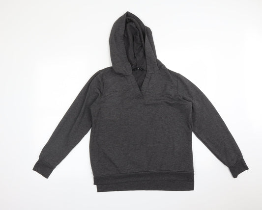 Peacocks Womens Grey   Pullover Hoodie Size 10