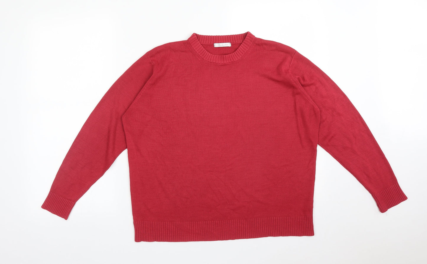 Berkertex Womens Red   Pullover Sweatshirt Size 16