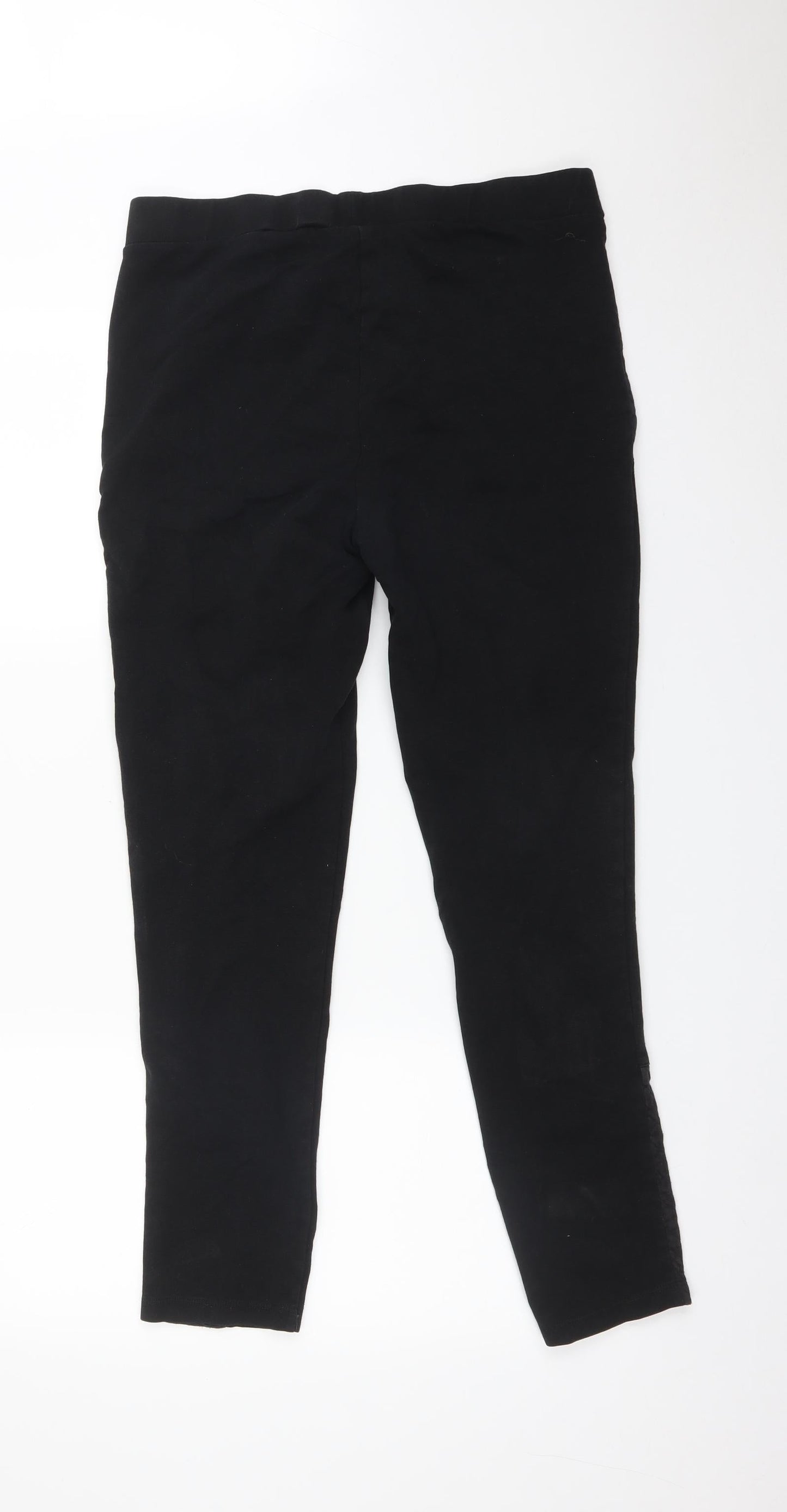H&M Womens Black   Jogger Trousers Size L L28 in