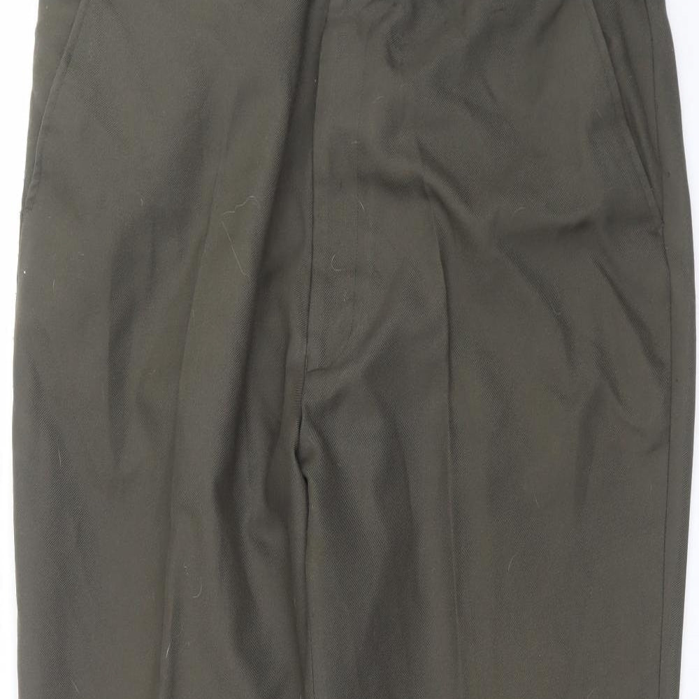 Chunes Mens Green   Dress Pants Trousers Size 38 in L29 in