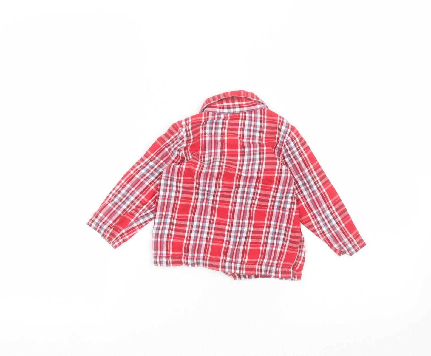 Nutmeg Baby Red   Basic Button-Up Size 12-18 Months