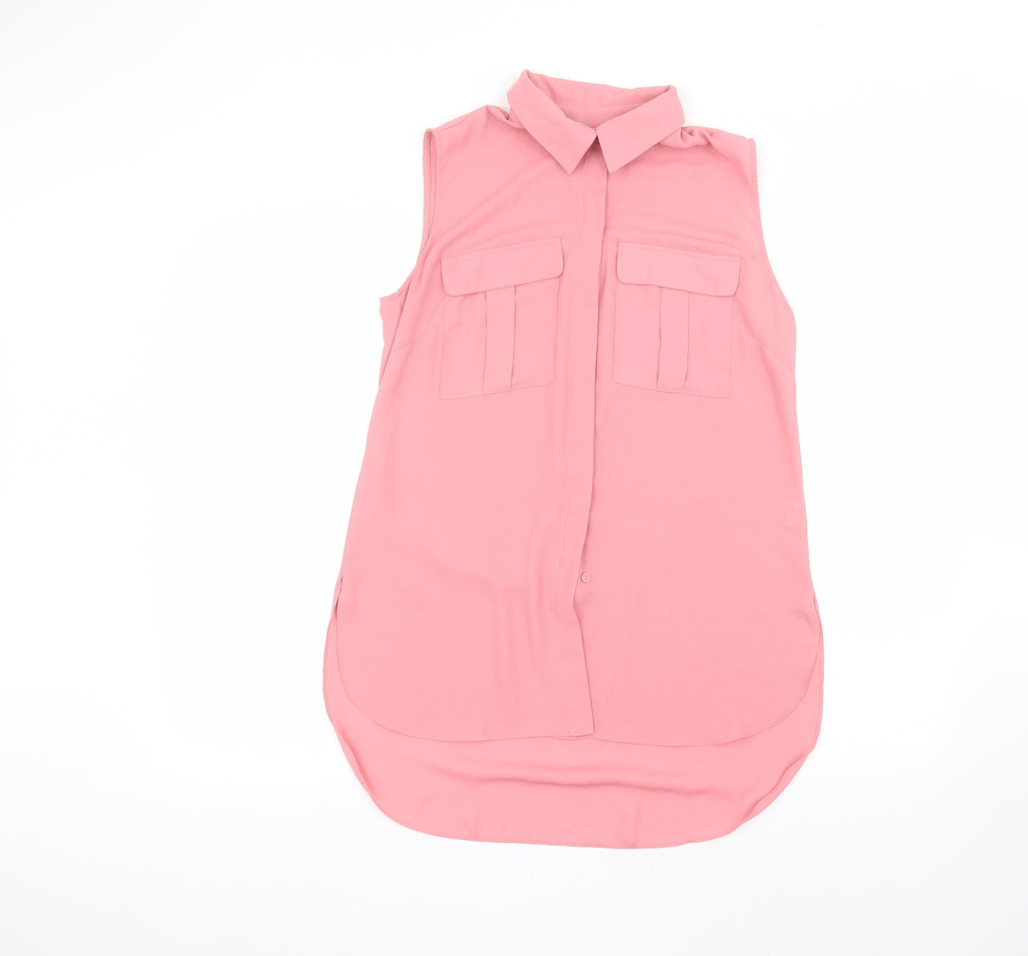 Atmosphere Womens Pink   Basic Button-Up Size 10