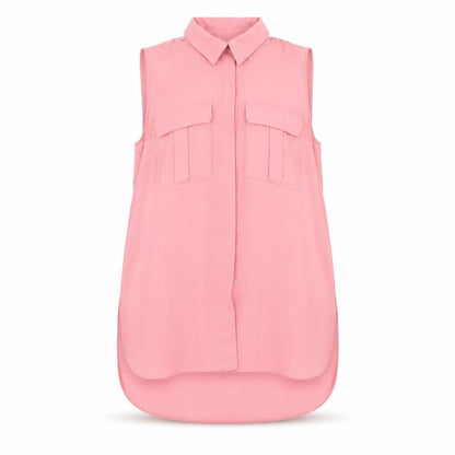 Atmosphere Womens Pink   Basic Button-Up Size 10