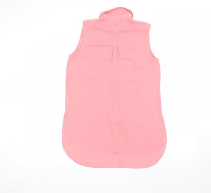Atmosphere Womens Pink   Basic Button-Up Size 10